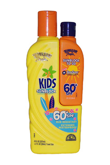 UPC 075486024604 product image for Hawaiian Tropic Kids Sunblock 60+ SPF by Hawaiian Tropic for Kids - 2 Pc Pack 8o | upcitemdb.com