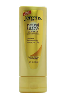 UPC 019100128897 product image for Natural Glow Express Body Moisturizer for Fair to Medium Skin by Jergens for Uni | upcitemdb.com