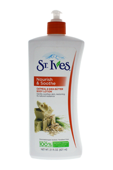 St. Ives Naturally Soothing Body Lotion, Oatmeal & Shea Butter