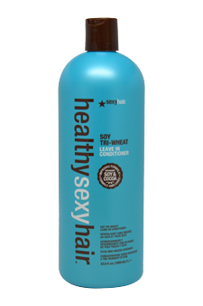 Healthy Sexy Hair Soy &amp; Cocoa Tri-Wheat Leave-In Conditioner by Sexy Hair for Unisex - 33.8 oz Conditioner