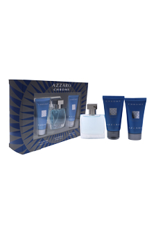 UPC 719346583459 product image for Chrome by Loris Azzaro for Men - 3 Pc Gift Set 1oz EDT Spray, 1.7oz After  | upcitemdb.com