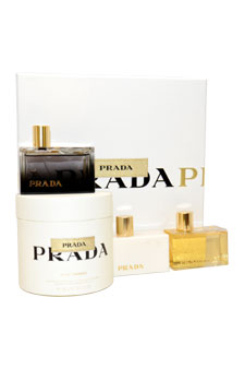 EAN 8435137724659 product image for Prada L'Eau Ambree by Prada for Women - 4 Pc Gift Set 2.7oz EDP Spray, 3.4oz  | upcitemdb.com