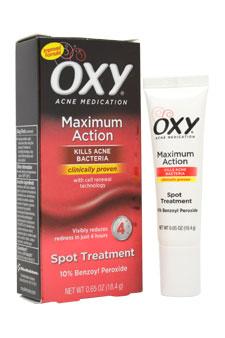 oxy acne medication maximum action spot treatment