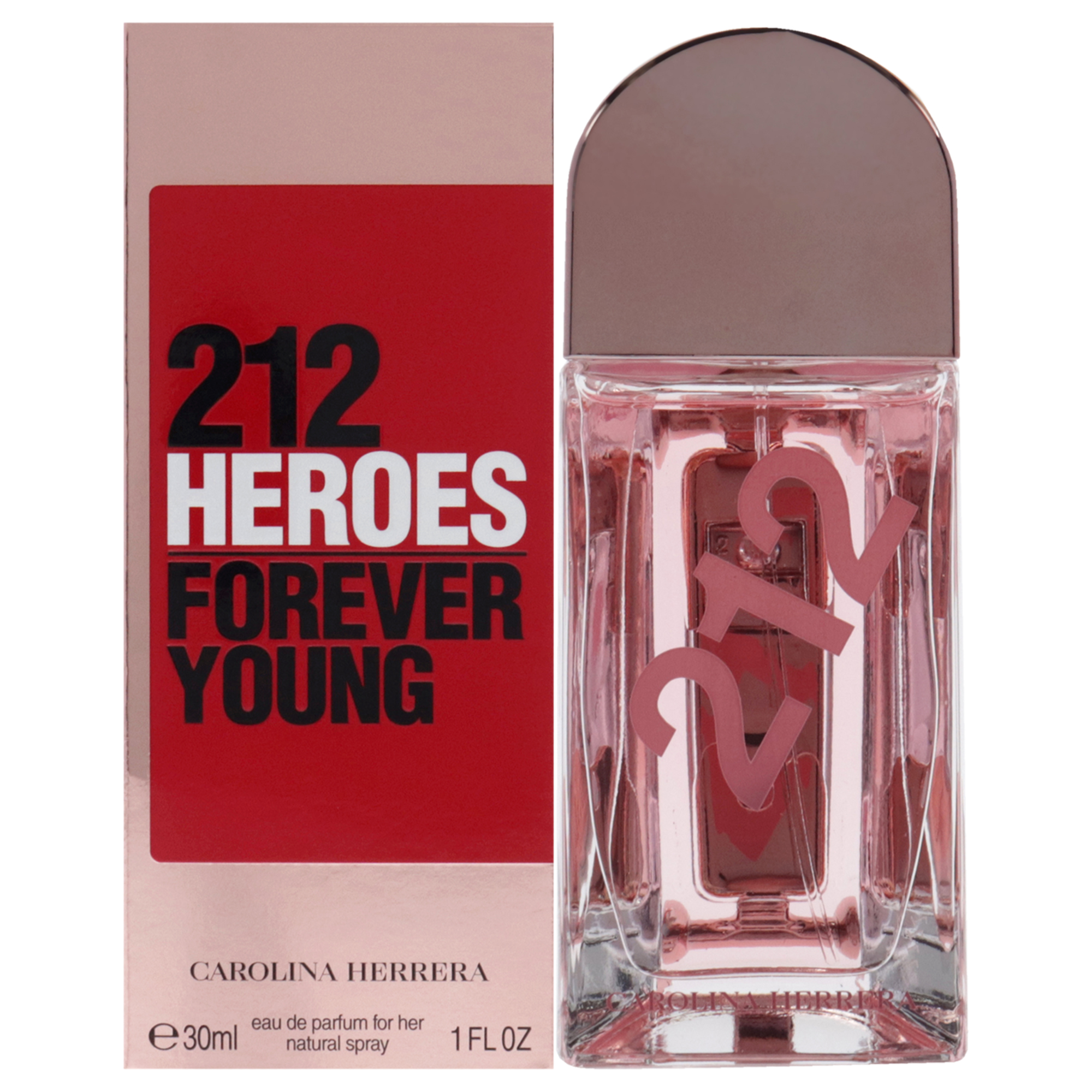 212 Heroes Forever Young by Carolina Herrera for Women - 1 oz