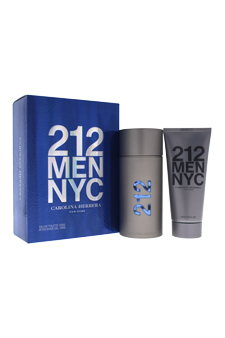   Herrera for Men   2 Pc Gift Set 3.4oz EDT Spray, 3.4oz After Sha